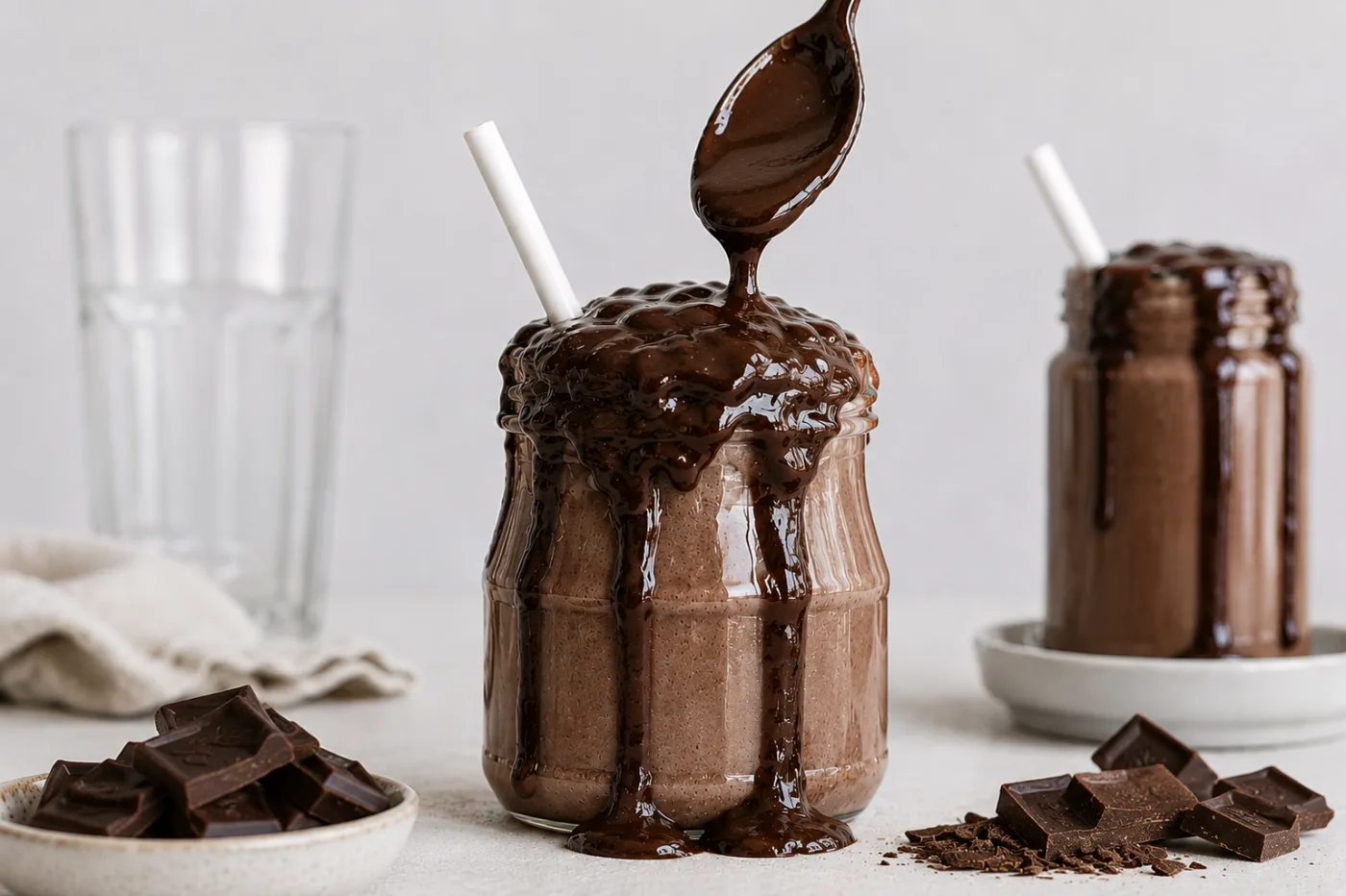 Bitter Çikolatalı Smoothie